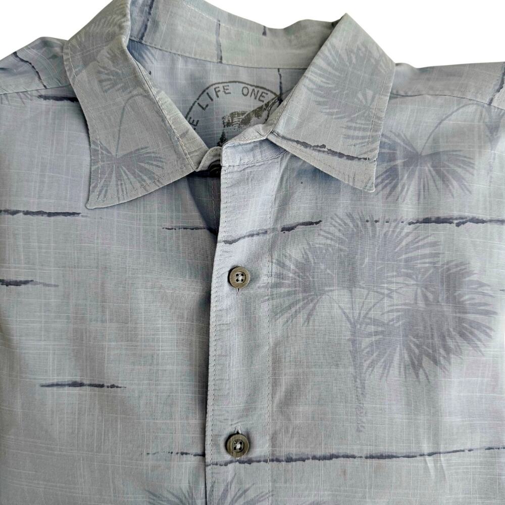 Tommy Bahama Blue Palm Hawaiian L/S Button Down Shirt